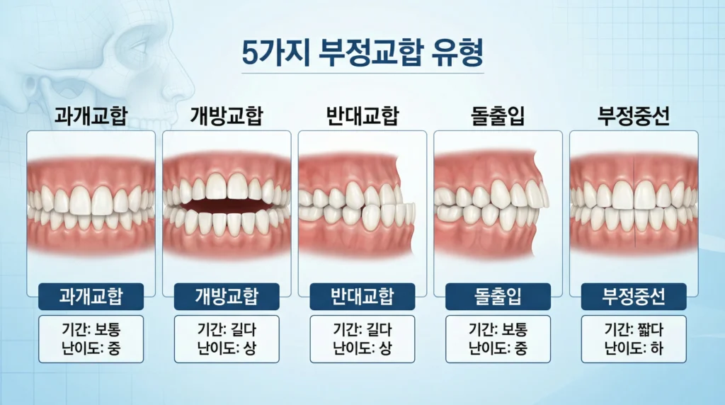 부정교합종류