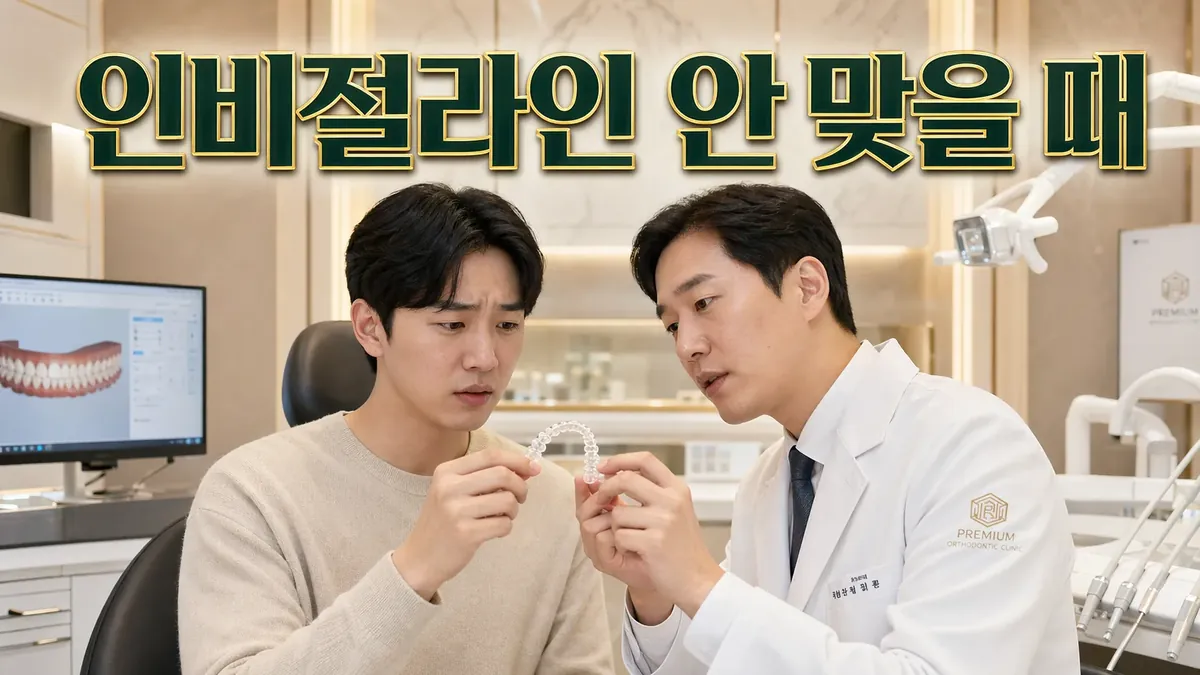 인비절라인 안 맞는 느낌, 이렇게 대처하세요 | 전문의