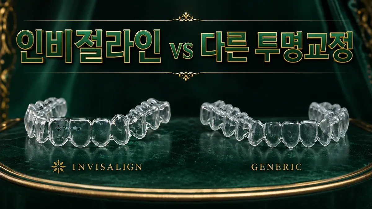 인비절라인 vs 다른 투명교정 브랜드, 뭐가 다를까? | 강서구 전문의