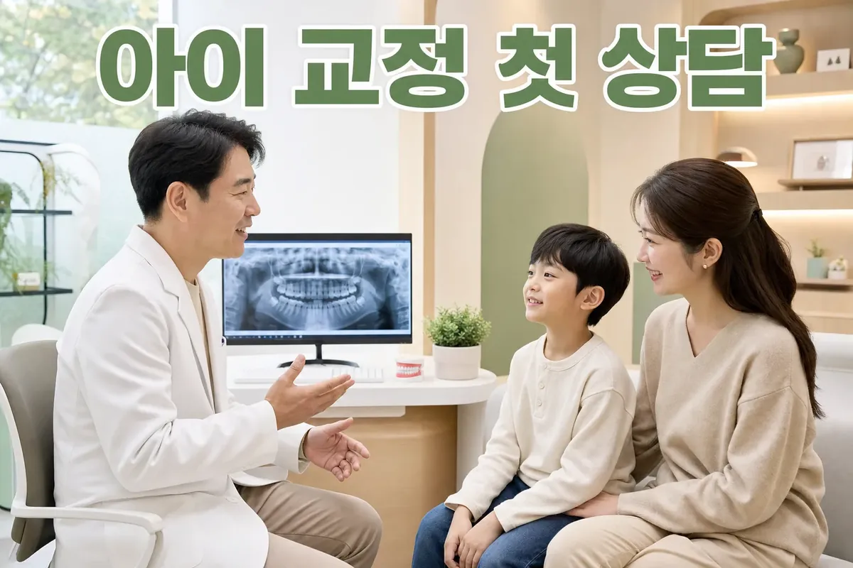 아이 교정 첫 상담, 뭘 확인해야 할까요? | 전문의