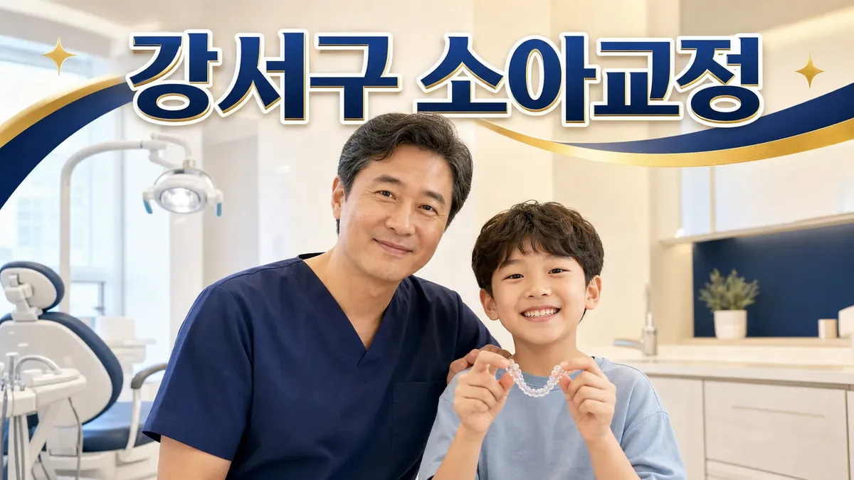 강서구 소아교정 — 인비절라인 글로벌 패컬티가 보는 7~12세 골든타임