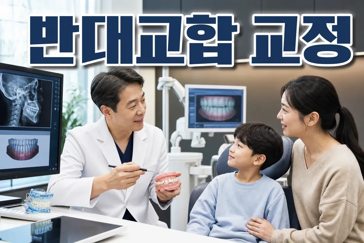 아이 아래턱 나옴, 반대교합 주걱턱 교정 상담 시기